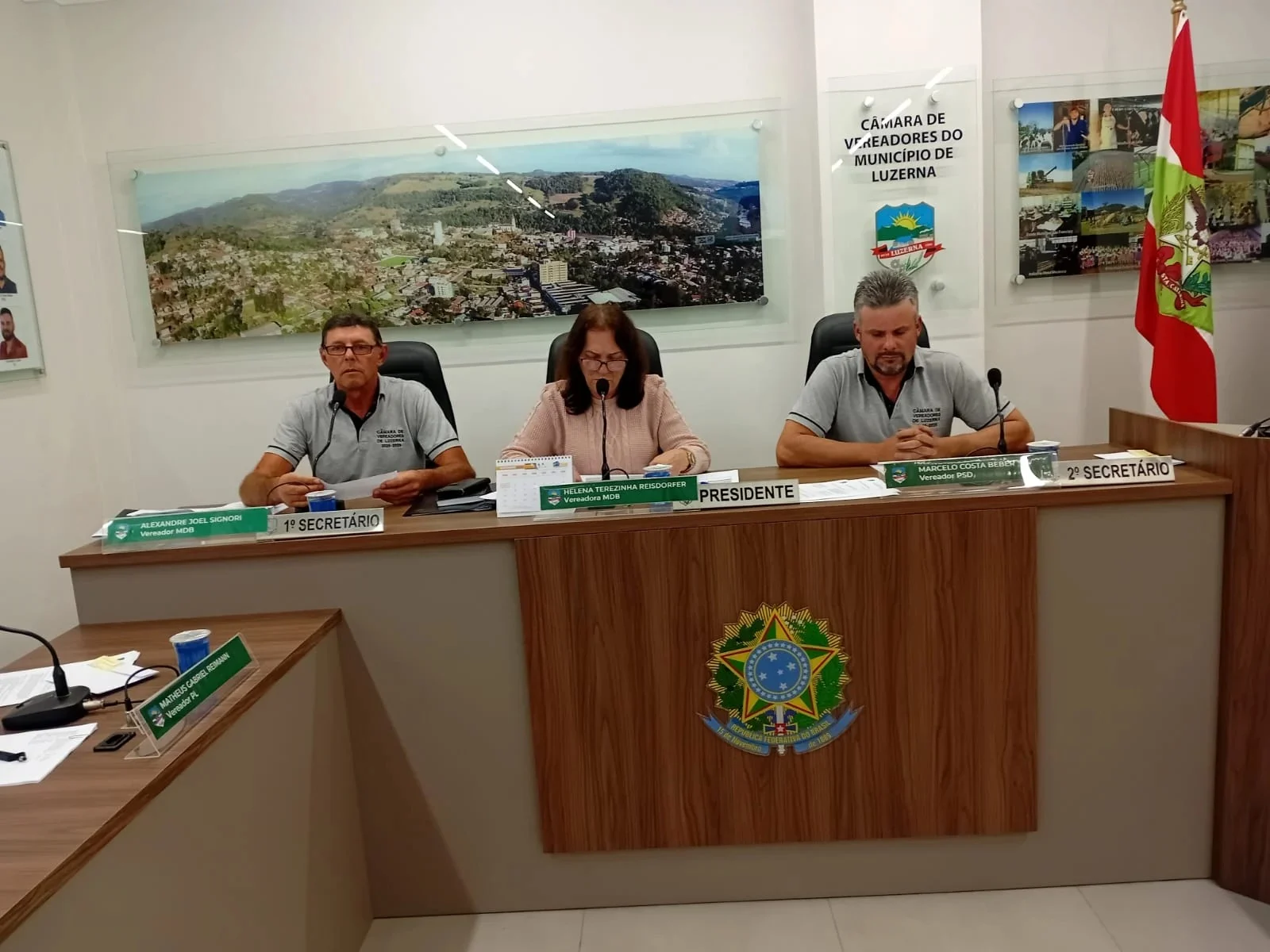 Projetos de Lei são aprovados na 38ª sessão ordinária de 2025 da Câmara de Vereadores de Luzerna