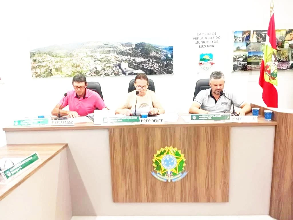 Câmara de Vereadores de Luzerna realiza a 41ª sessão ordinária de 2025