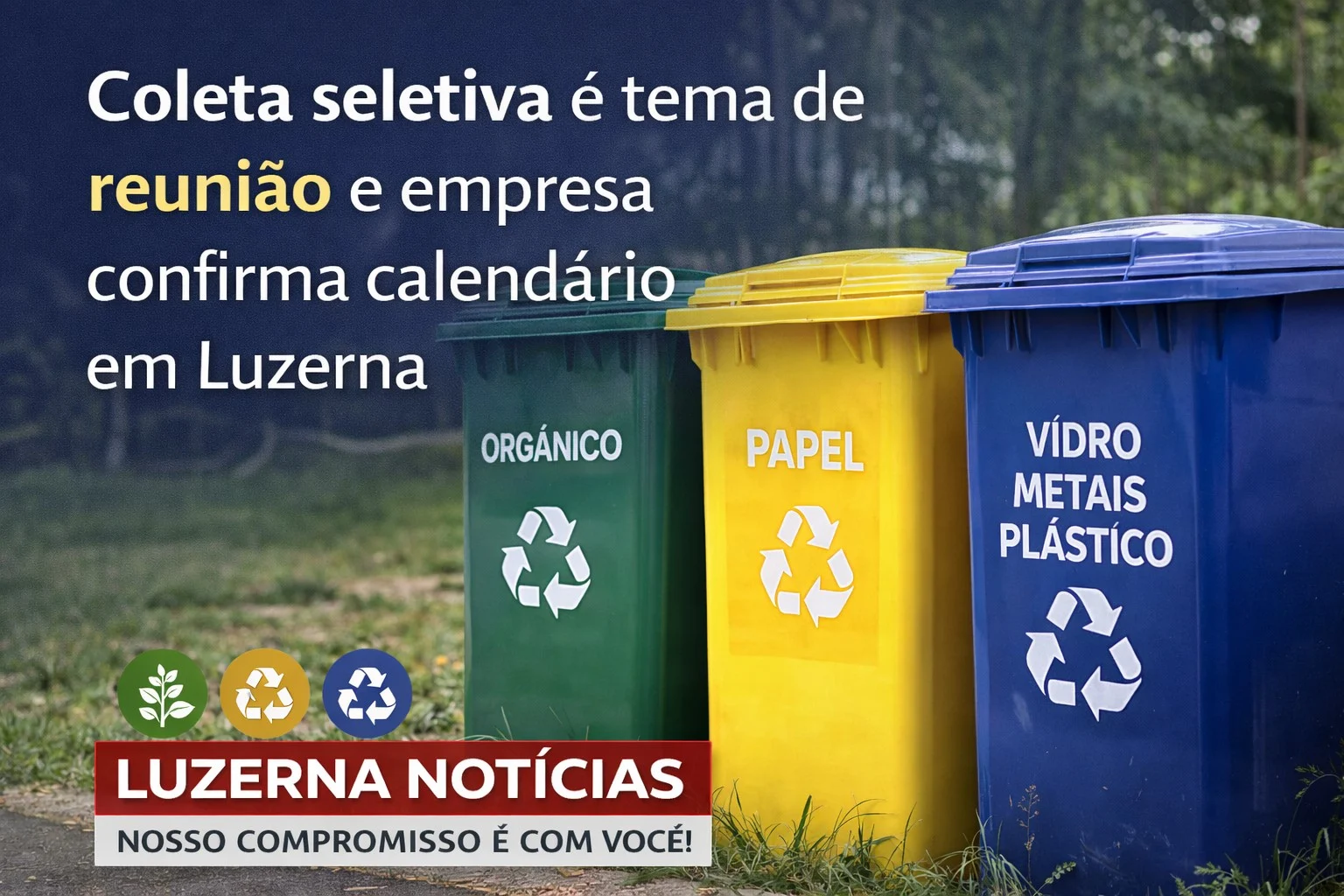 Legislativo cobra esclarecimentos e empresa reforça datas da coleta seletiva