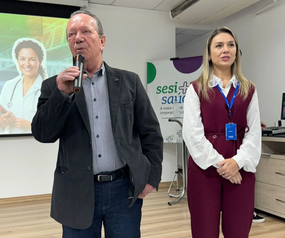 Vice-presidente da FIESC, Márcio Luís Dalla Lana destaca importância de seminário sobre riscos psicossociais da NR 1 em Joaçaba