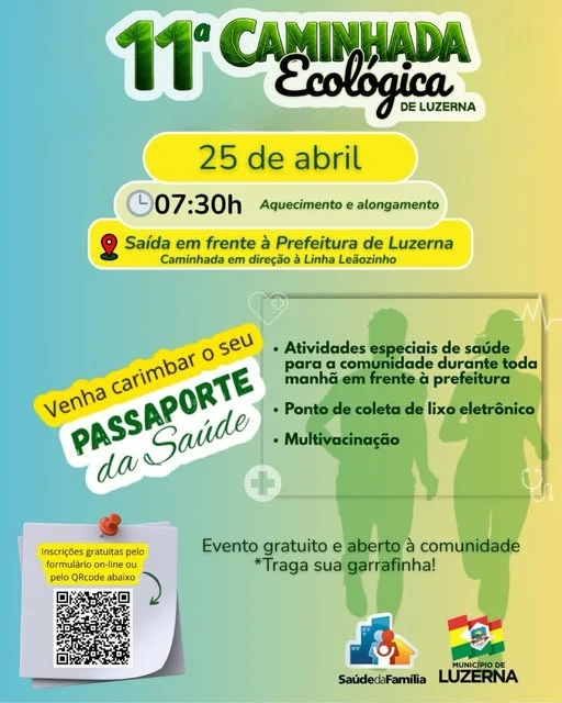 11ª Caminhada Ecológica de Luzerna!