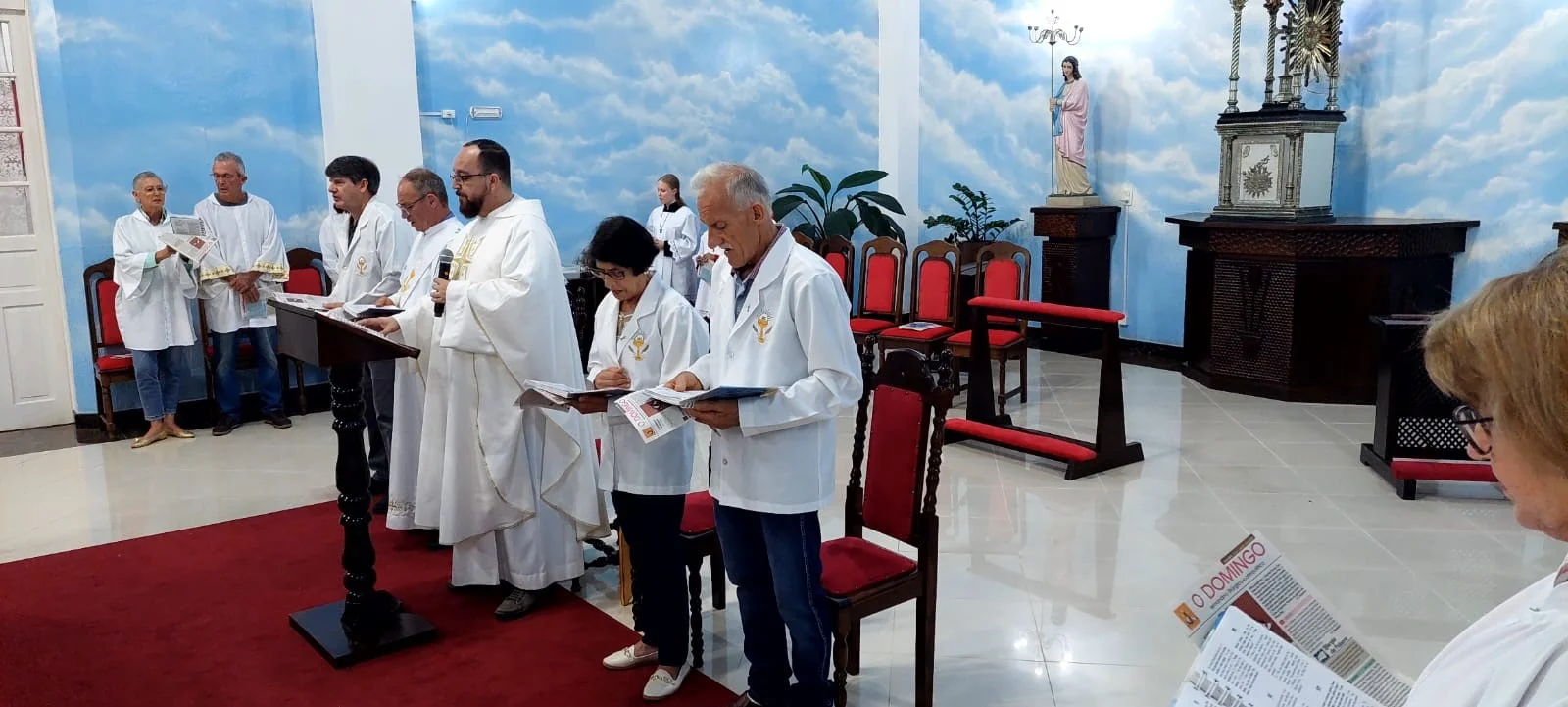 Igreja São João Batista inicia novo horário de missa aos domingos com celebração às 19h