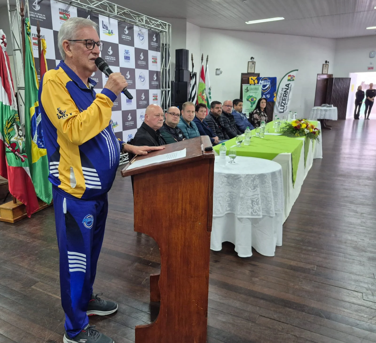 Luzerna abre oficialmente a 4ª Copa do Brasil de Clubes de Bocha com participação de 16 equipes do país