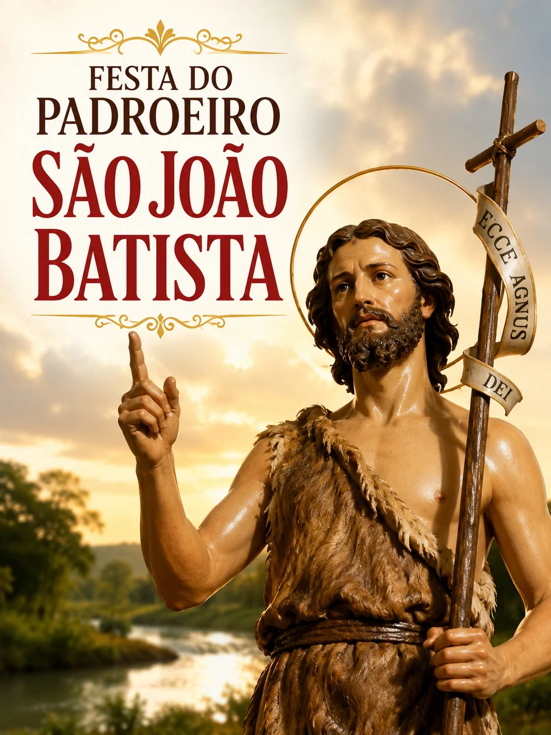 Festa do Padroeiro São João Batista terá programação religiosa, bingo beneficente e grande confraternização em Luzerna
