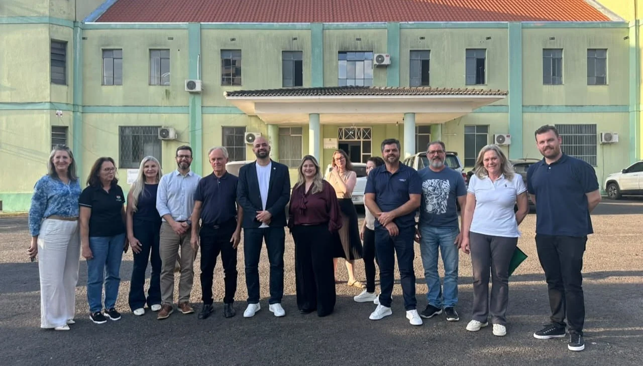 Secretário de Estado da Saúde visita estrutura do Hospital São Roque em Luzerna