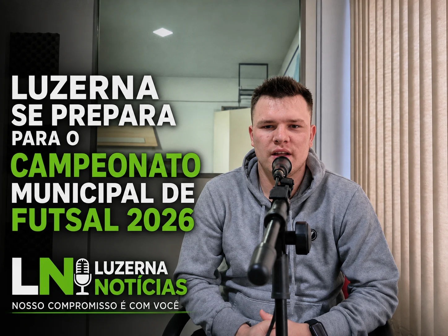 Luzerna se prepara para o Campeonato Municipal de Futsal 2026