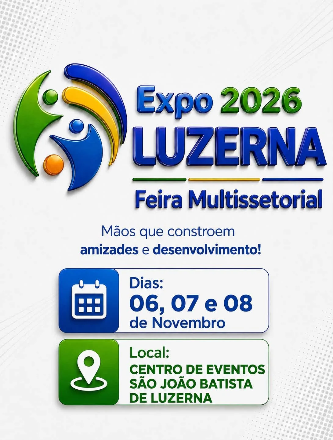 Expo Luzerna e Luzerna Fest 2026 prometem movimentar o município com três dias de negócios, cultura e entretenimento