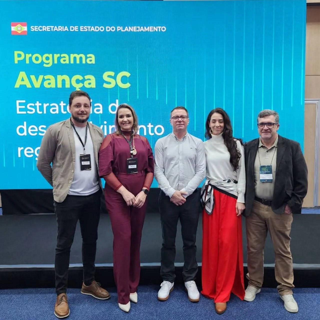 Luzerna presente no Avança SC: inovação, planejamento e desenvolvimento em debate