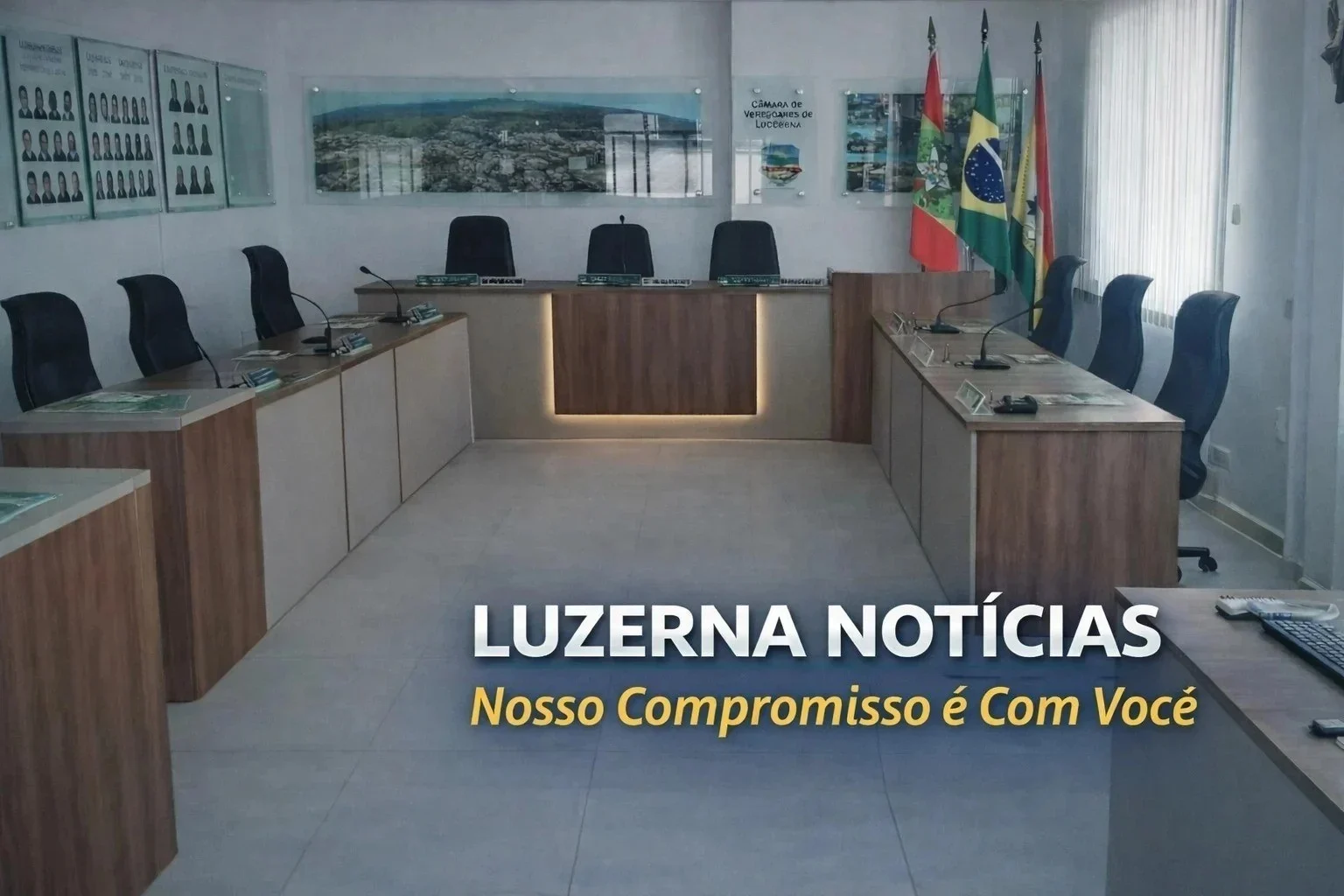 Câmara de Luzerna debate concessão de quiosque comercial e melhorias para o município