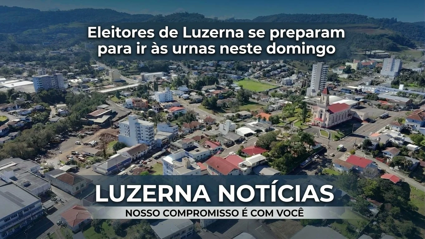 Eleitores de Luzerna se preparam para ir às urnas neste domingo