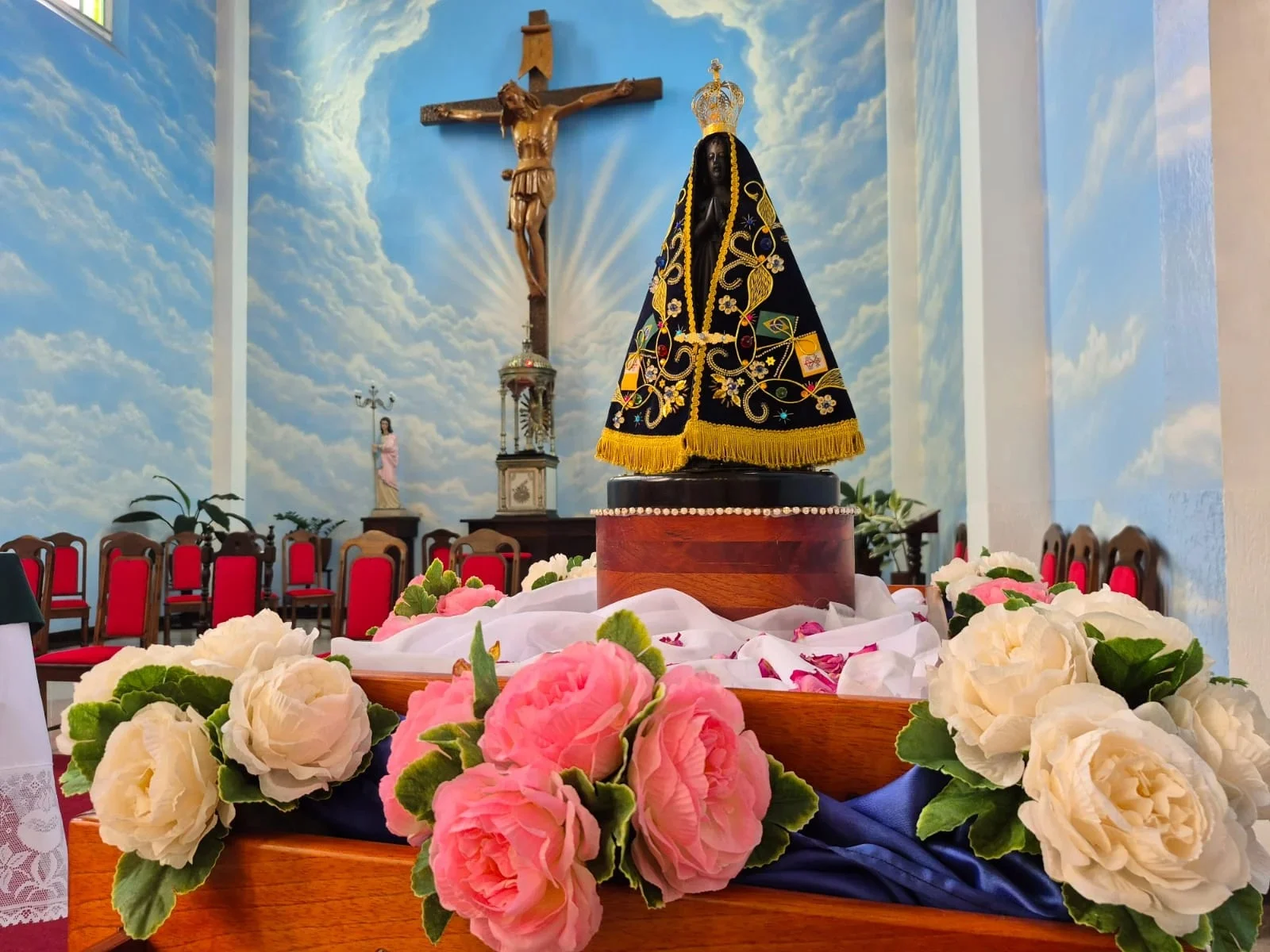 Comunidade de Estação Luzerna prepara Festa e Romaria de Nossa Senhora Aparecida